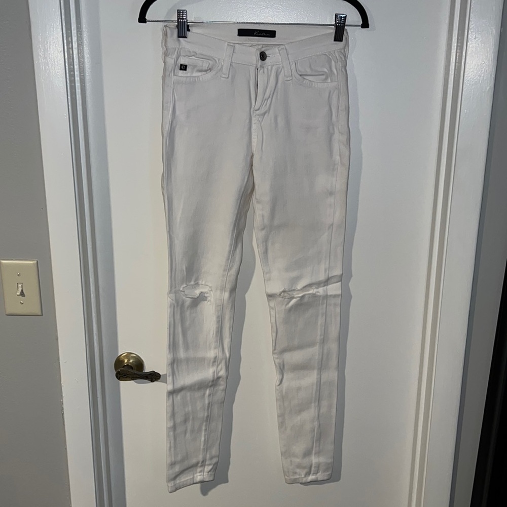 White denim. US size 25